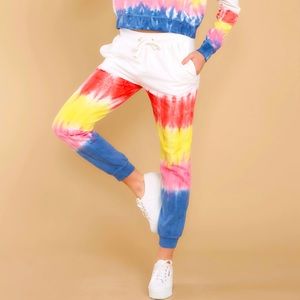 Tie dye joggers!